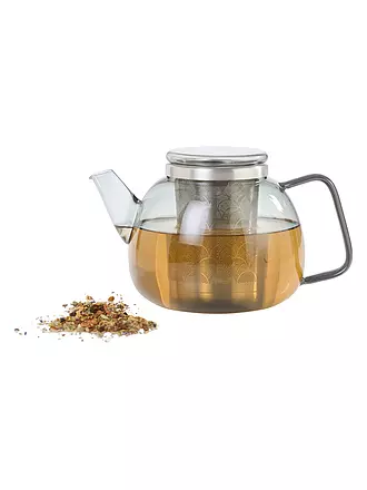 AD HOC | Teekanne 1,2 l YUNA Glas / Grau | 